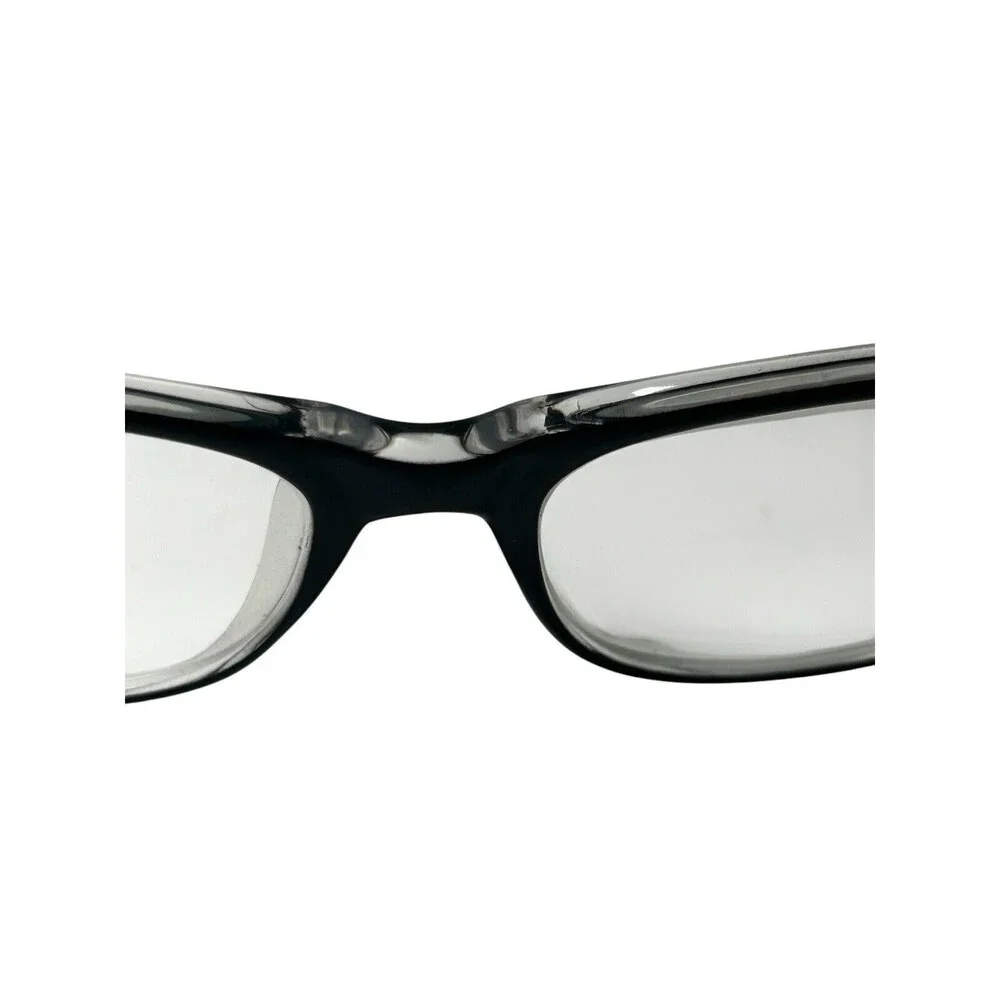 CANNY VISION Black on Crystal LINDA Eyeglasses 51-18-140 Frames Only